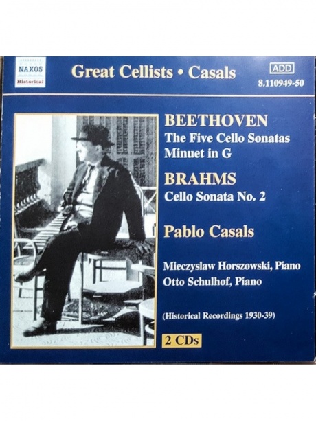 PABLO CASALS - Beethoven: Die fünf Cellosonaten; Minuet in G-Dur; Brahms: Cellosonate Nr.2
PABLO CASALS - Beethoven: Die fünf Cellosonaten; Minuet in G-Dur; Brahms: Cellosonate Nr.2