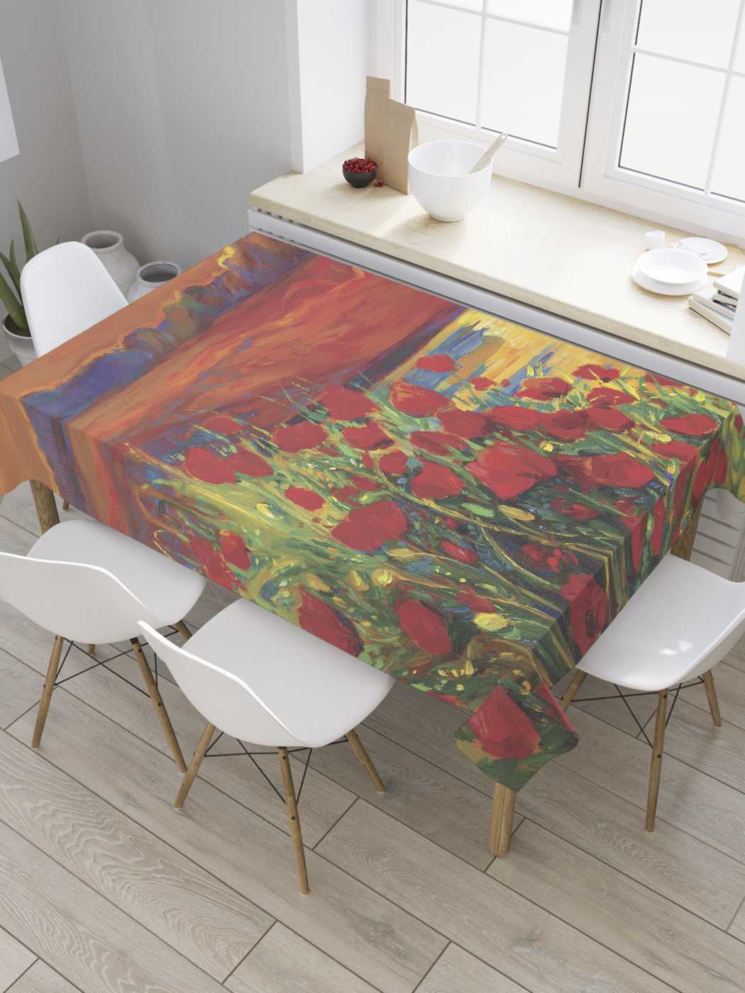 Скатерть прямоугольная JoyArty "Морские розы" из оксфорда, 180x145 см, Красный, Морские розы 
Скатерть прямоугольная JoyArty "Морские розы" из оксфорда, 180x145 см, Красный, Морские розы