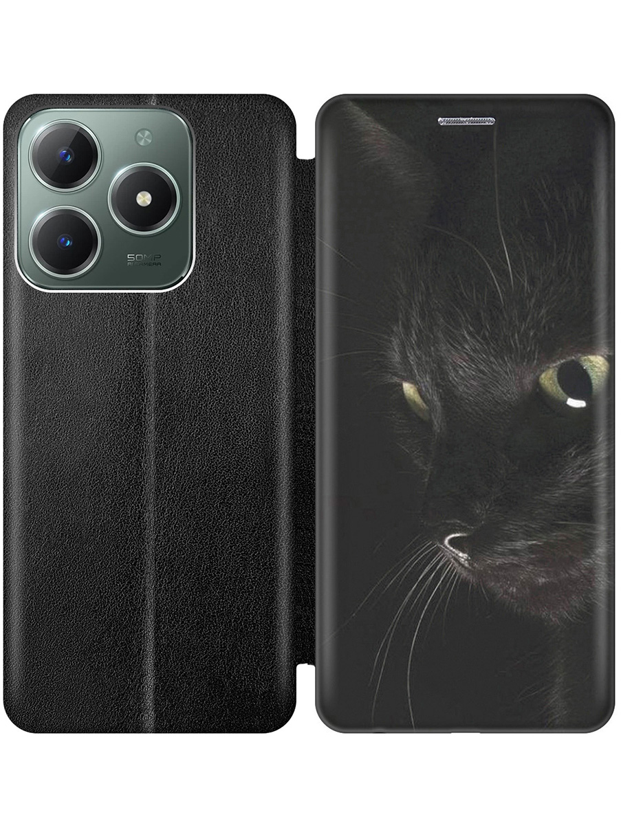 Чехол-книжка на Realme C61 / C63 с принтом "Черный кот" черный, Черный;желтый;серый, 785979611
Чехол-книжка на Realme C61 / C63 с принтом "Черный кот" черный, Черный;желтый;серый, 785979611