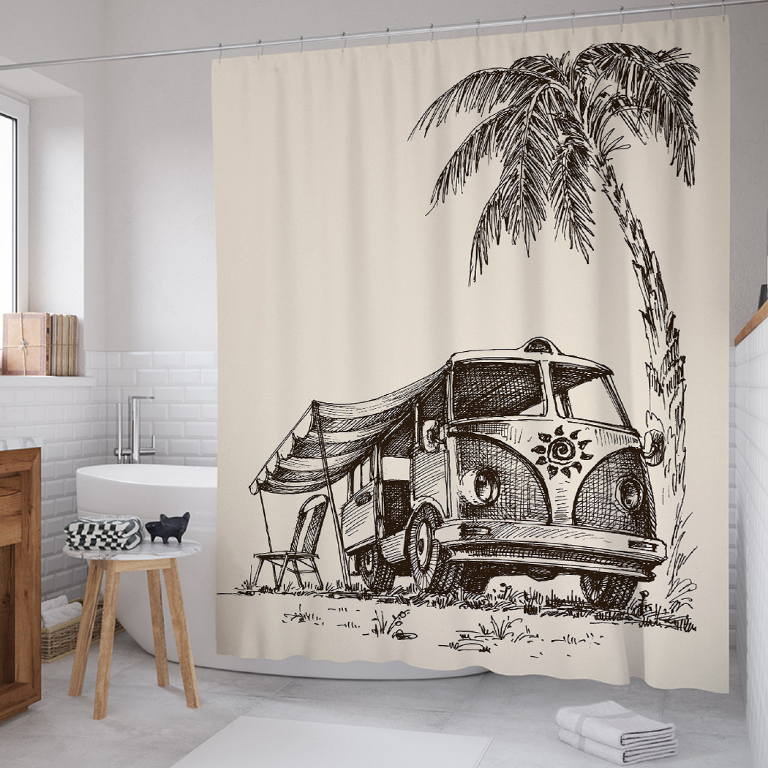 Штора для ванной JoyArty "Отдых под пальмой" из сатена, 180х200 см с крючками, Бежевый, Отдых под пальмой
Штора для ванной JoyArty "Отдых под пальмой" из сатена, 180х200 см с крючками, Бежевый, Отдых под пальмой