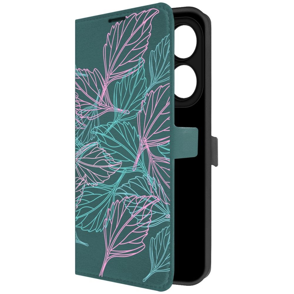 Чехол-книжка Krutoff Eco Book для INFINIX Smart 8 Листья паттерн (зелёный опал), Зеленый
Чехол-книжка Krutoff Eco Book для INFINIX Smart 8 Листья паттерн (зелёный опал), Зеленый