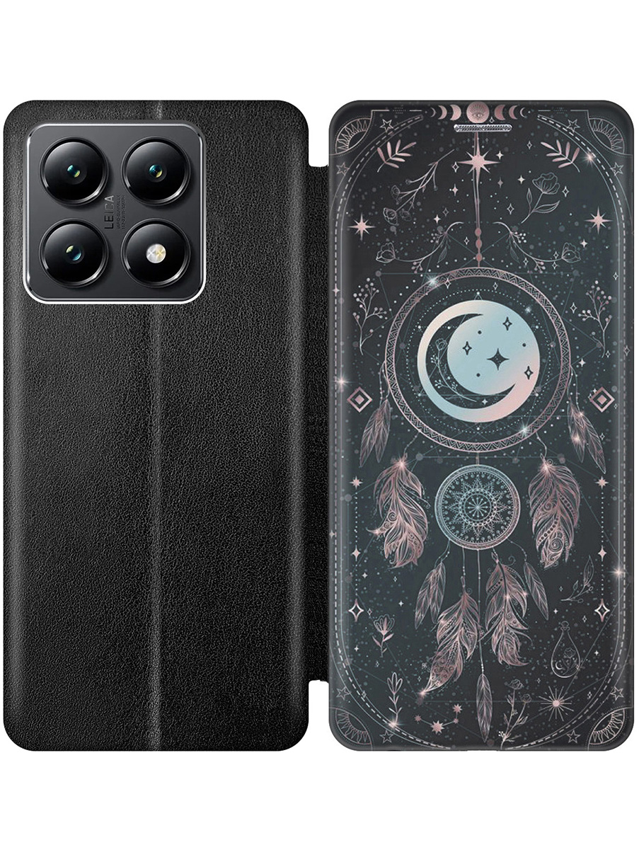 Чехол-книжка на Xiaomi 14T с принтом "Ловец снов и месяц" черный, Черный;голубой;серый, 785978485
Чехол-книжка на Xiaomi 14T с принтом "Ловец снов и месяц" черный, Черный;голубой;серый, 785978485