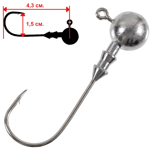 Джиг головки Trigger Baits Aberdeen №4/0 29гр. 5шт., Серебристый, Trigger Baits Aberdeen №4/0 29гр. 5шт.
Джиг головки Trigger Baits Aberdeen №4/0 29гр. 5шт., Серебристый, Trigger Baits Aberdeen №4/0 29гр. 5шт.