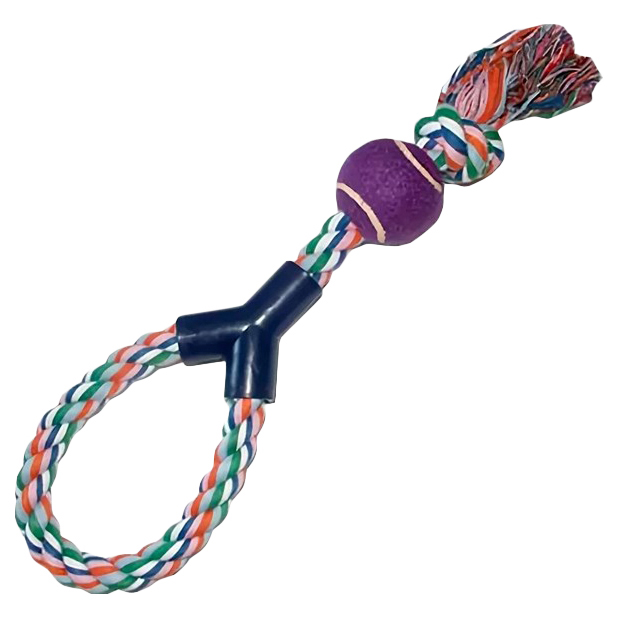 Игрушка для собак Buddy апорт веревочный с теннисным мячом, 37см
Игрушка для собак Buddy апорт веревочный с теннисным мячом, 37см