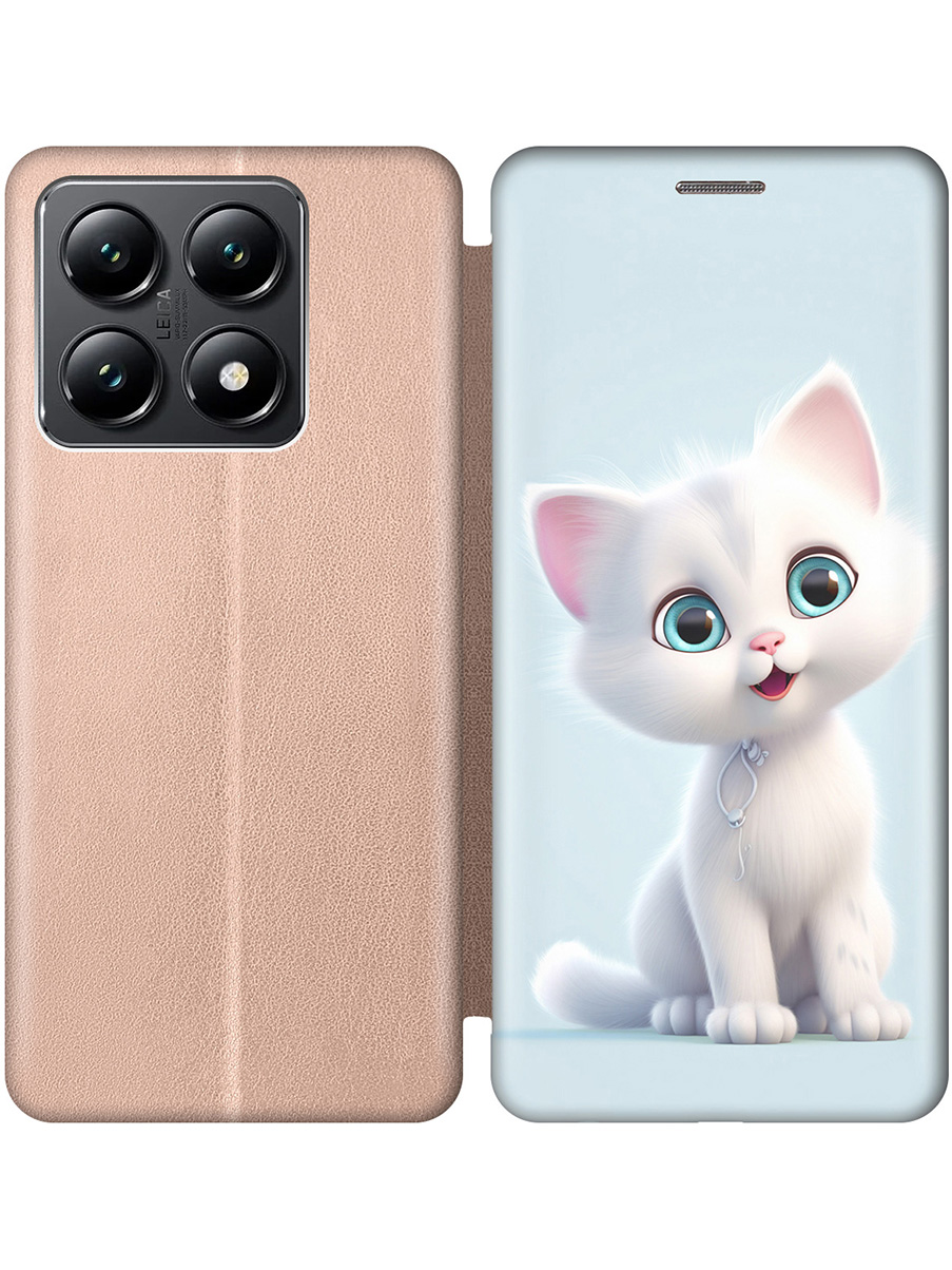 Чехол-книжка на Xiaomi 14T с принтом "Глазастый котик" золотой, Золотистый;голубой;белый, 785978411
Чехол-книжка на Xiaomi 14T с принтом "Глазастый котик" золотой, Золотистый;голубой;белый, 785978411
