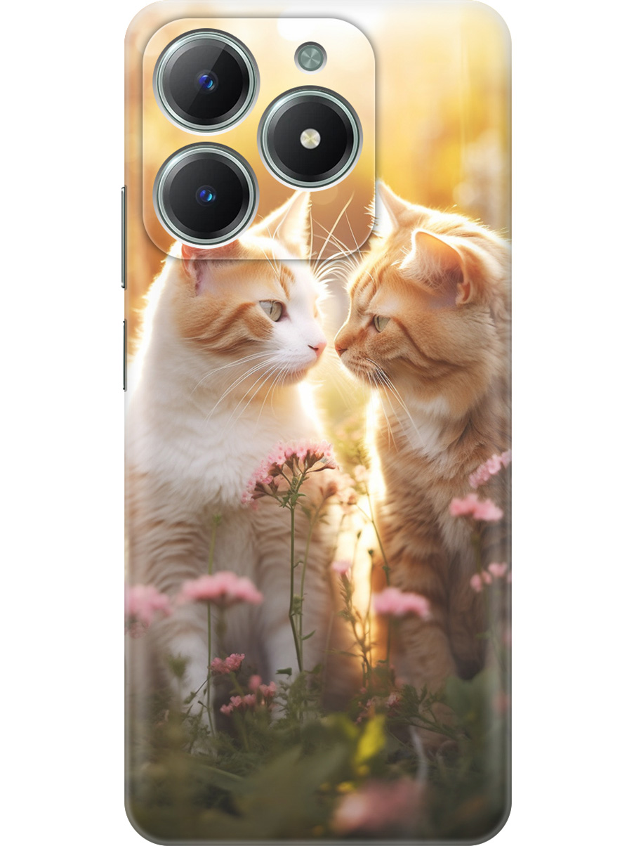 Силиконовый чехол на Realme C61 / C63 с принтом "Влюбленные котики", Прозрачный;бежевый;белый, 785979691
Силиконовый чехол на Realme C61 / C63 с принтом "Влюбленные котики", Прозрачный;бежевый;белый, 785979691