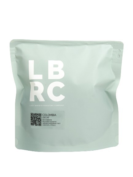 Кофе в зернах без кофеина Decaf моносорт, 100% арабика, 250 гр.