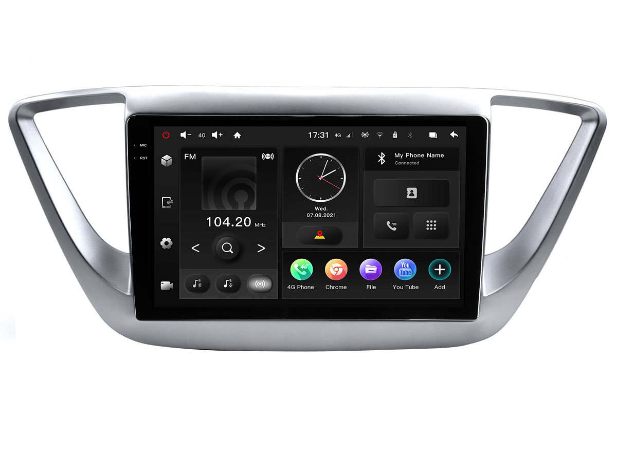 фото Incar автомагнитола hyundai solaris 16+ (maximum incar tmx2-2402-6) android 10/2000x1200, incar (intro)