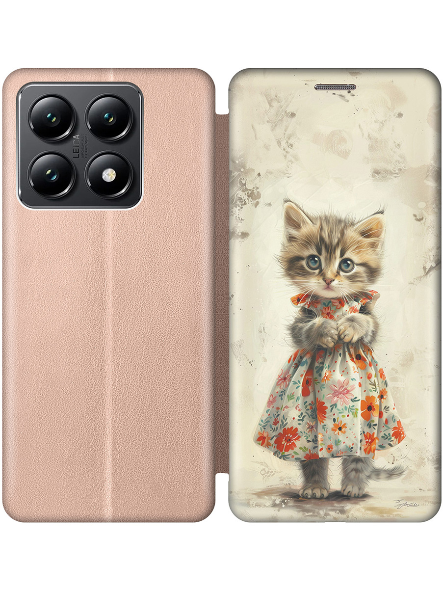 Чехол-книжка на Xiaomi 14T с принтом "Кошечка в цветочном платье" золотой, Золотистый;бежевый;серый, 785978411
Чехол-книжка на Xiaomi 14T с принтом "Кошечка в цветочном платье" золотой, Золотистый;бежевый;серый, 785978411