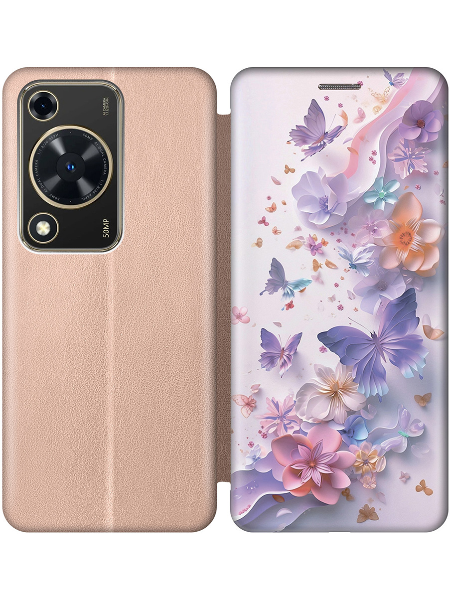 Чехол-книжка на Huawei nova Y72 с принтом "Фиолетовые бабочки и бумажные цветы" золотой, Золотистый;розовый;фиолетовый, 785977822
Чехол-книжка на Huawei nova Y72 с принтом "Фиолетовые бабочки и бумажные цветы" золотой, Золотистый;розовый;фиолетовый, 785977822