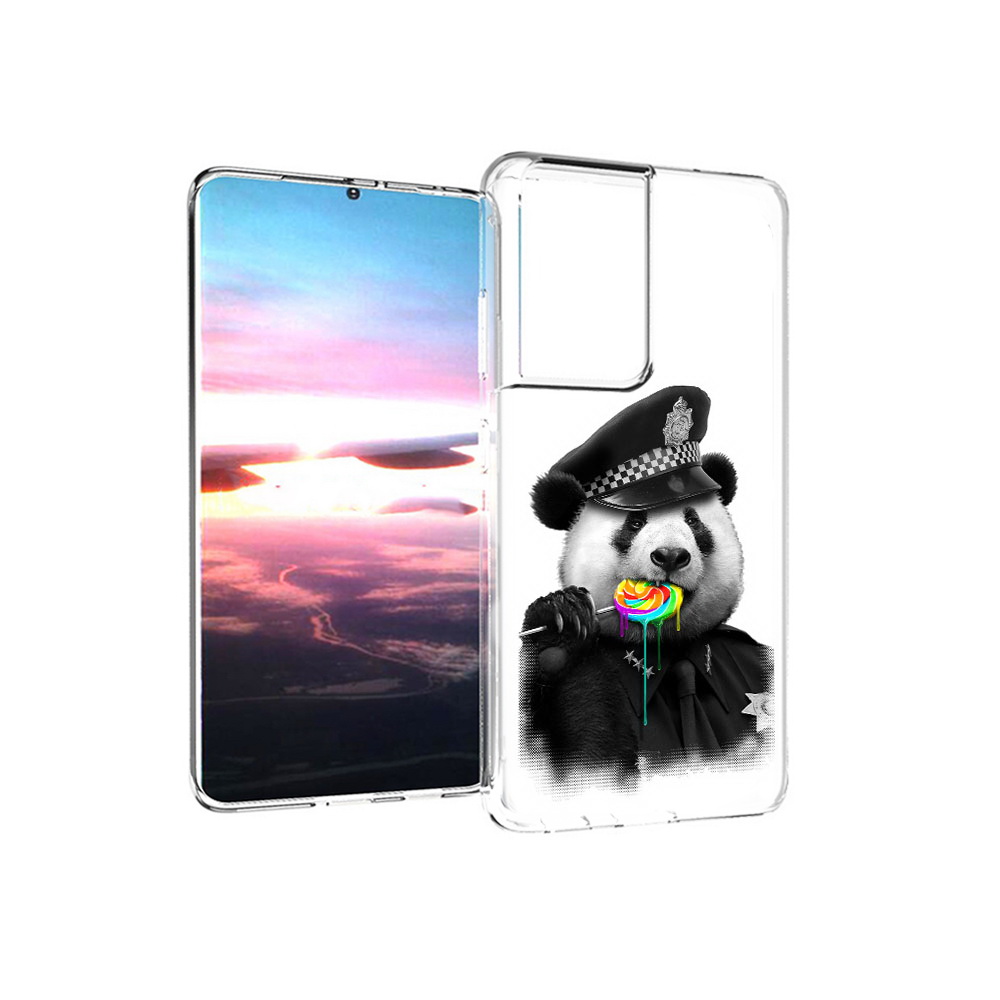 Чехол MyPads Tocco для Samsung Galaxy S21 Ultra Панда полиция (PT157307.497.130), Прозрачный, Tocco
Чехол MyPads Tocco для Samsung Galaxy S21 Ultra Панда полиция (PT157307.497.130), Прозрачный, Tocco