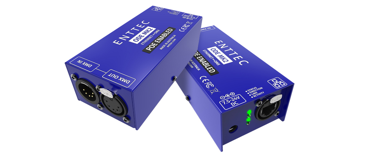 DMX-контроллер Enttec ODE POE MK2 (Open DMX Ethernet), ODE POE MK2 (Open DMX Ethernet)
DMX-контроллер Enttec ODE POE MK2 (Open DMX Ethernet), ODE POE MK2 (Open DMX Ethernet)
