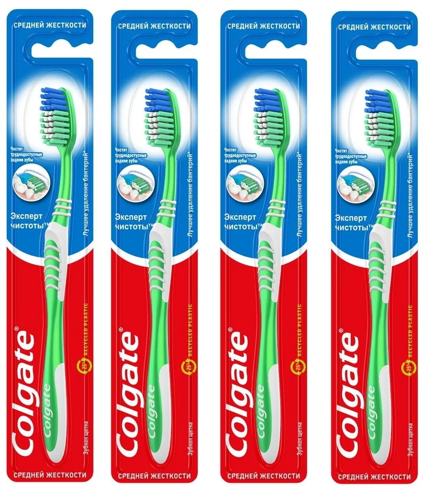 Комплект Colgate зубная щетка Эксперт Чистоты средней жесткости 4 шт., В ассортименте, Комплект Colgate зубная щетка "Эксперт Чистоты" средней жесткости х 4 шт.
Комплект Colgate зубная щетка Эксперт Чистоты средней жесткости 4 шт., В ассортименте, Комплект Colgate зубная щетка "Эксперт Чистоты" средней жесткости х 4 шт.
