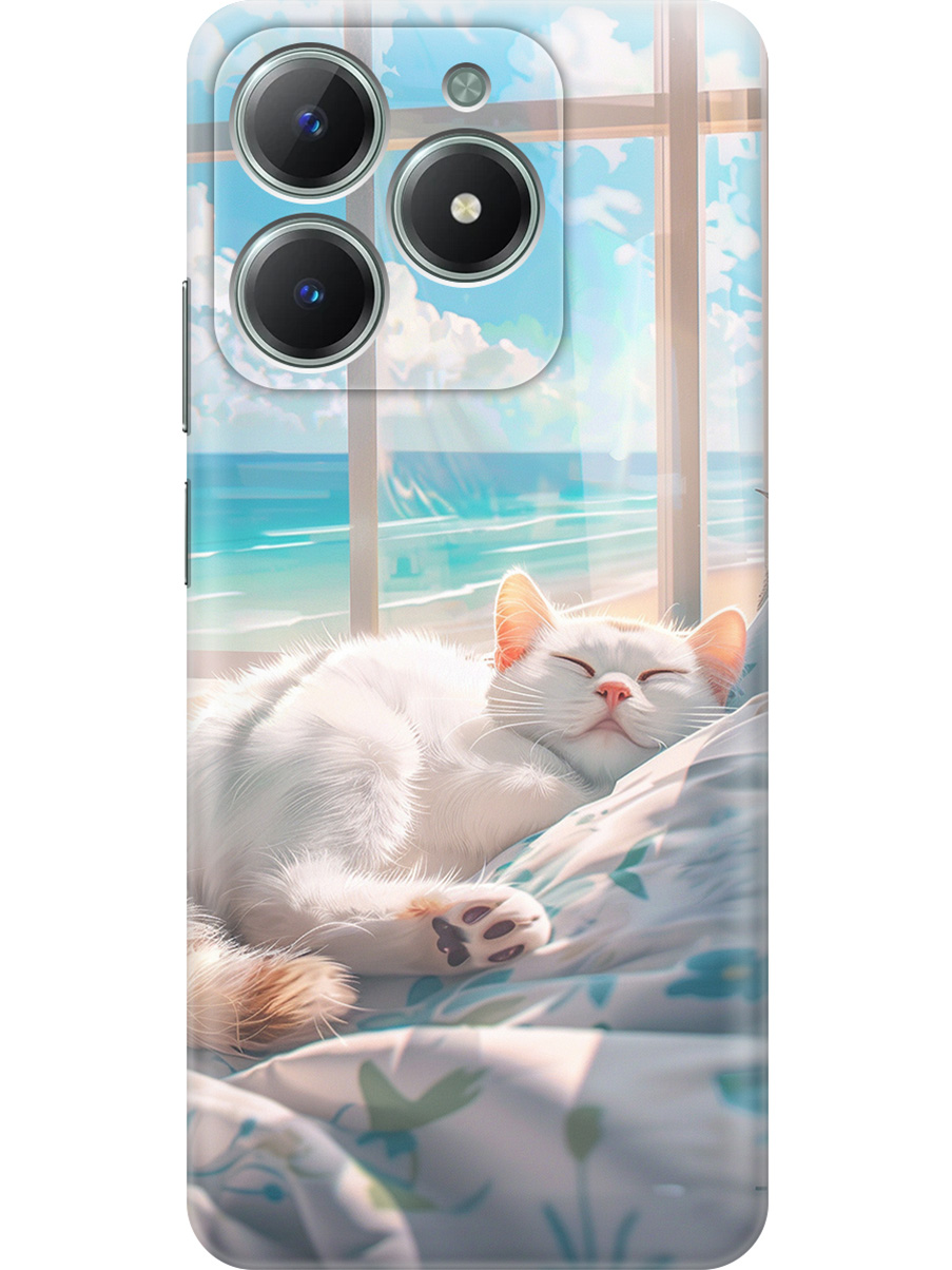 Силиконовый чехол на Realme C61 / C63 с принтом "Отдыхающий котик", Прозрачный;белый;голубой, 785979612
Силиконовый чехол на Realme C61 / C63 с принтом "Отдыхающий котик", Прозрачный;белый;голубой, 785979612