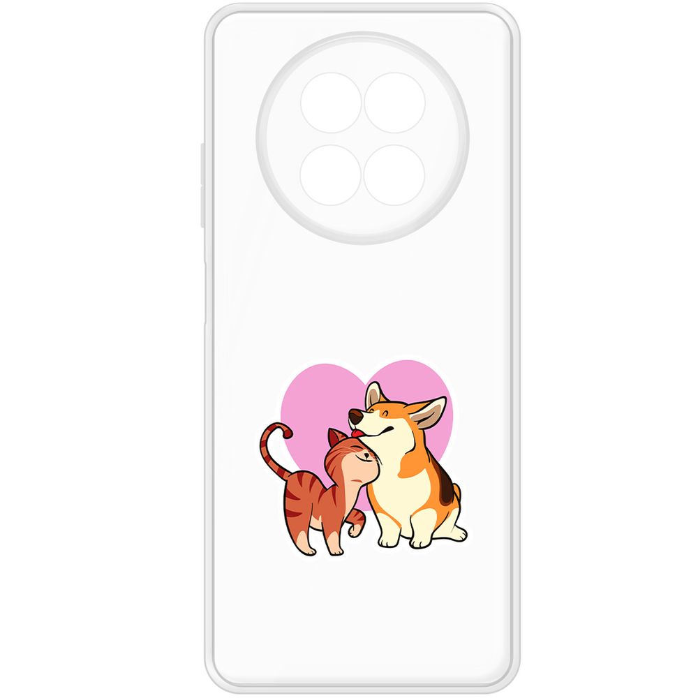 Чехол-накладка Krutoff Clear Case Любовь противоположностей для Realme 12 5G, Прозрачный
Чехол-накладка Krutoff Clear Case Любовь противоположностей для Realme 12 5G, Прозрачный
