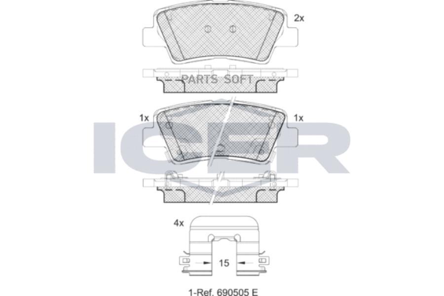 Колодки Дисковые Задние Hyundai Kona 17>/ Kia Cerato Iv / Forte Iv 18>/ Soul Ii 182036-208
Колодки Дисковые Задние Hyundai Kona 17>/ Kia Cerato Iv / Forte Iv 18>/ Soul Ii 182036-208