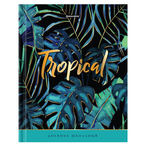 Дневник 5-11 класс 48 л., твердый, BRAUBERG, блестки, с подсказом, "Tropics", 106421
Дневник 5-11 класс 48 л., твердый, BRAUBERG, блестки, с подсказом, "Tropics", 106421
