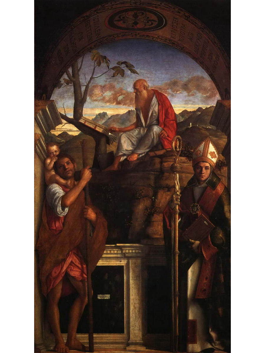 Постер DRABS A3 Джованни Беллини Святые Христофор Иероним и Людовик Тулузский
Постер DRABS A3 Джованни Беллини Святые Христофор Иероним и Людовик Тулузский