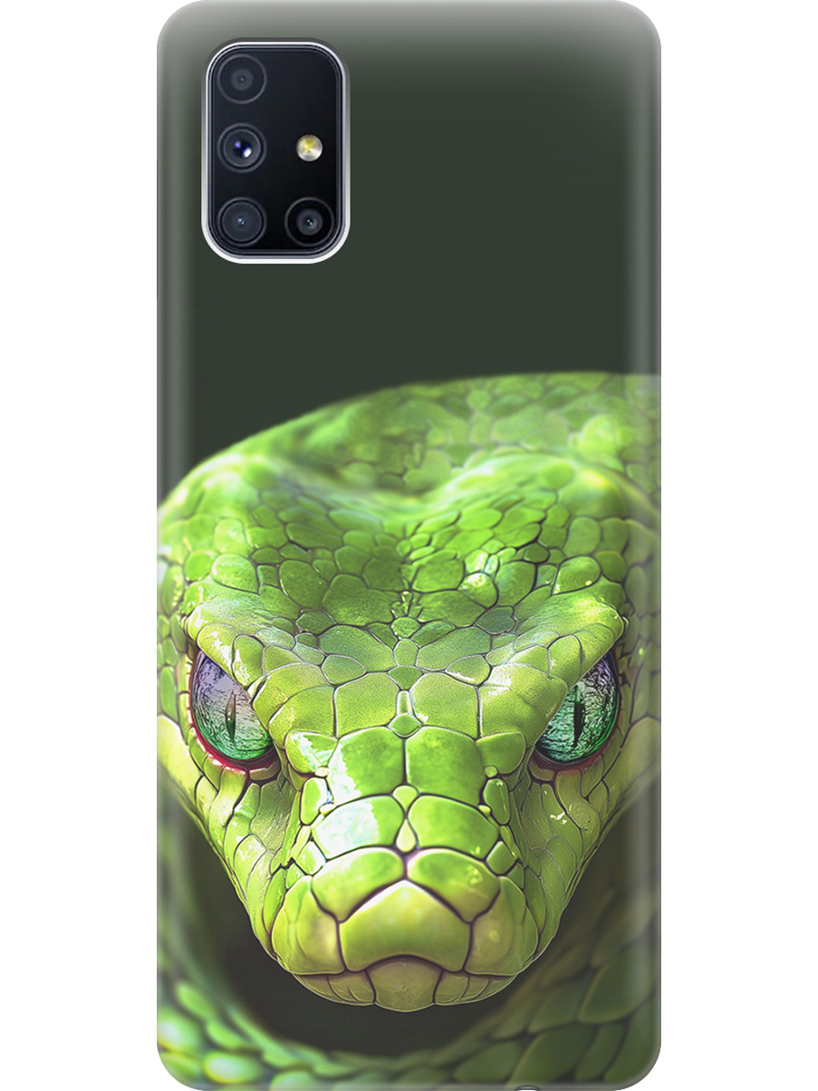 Силиконовый чехол на Samsung Galaxy M51 с принтом "Змея" прозрачный, Прозрачный;черный;зеленый, 723412513
Силиконовый чехол на Samsung Galaxy M51 с принтом "Змея" прозрачный, Прозрачный;черный;зеленый, 723412513