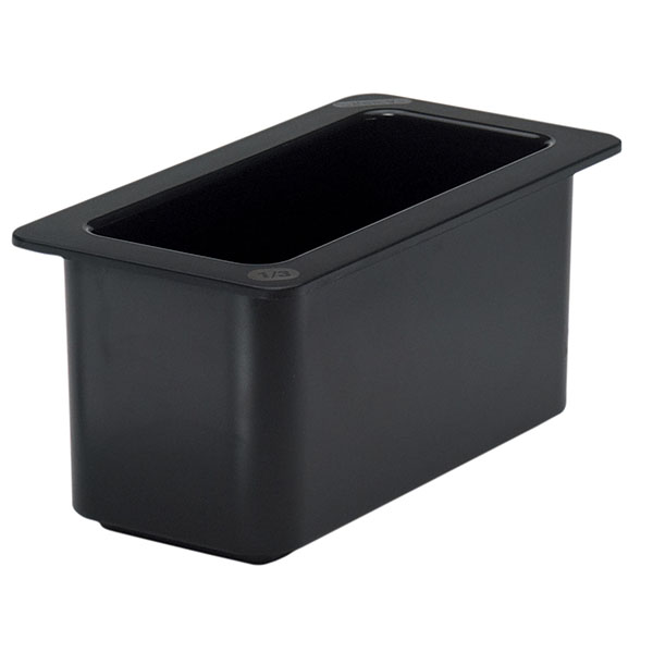 Лоток GN 1/3 для выкладки продуктов пластик Cambro Coldfest 15х32,5х17,6см 9100702, Черный
Лоток GN 1/3 для выкладки продуктов пластик Cambro Coldfest 15х32,5х17,6см 9100702, Черный