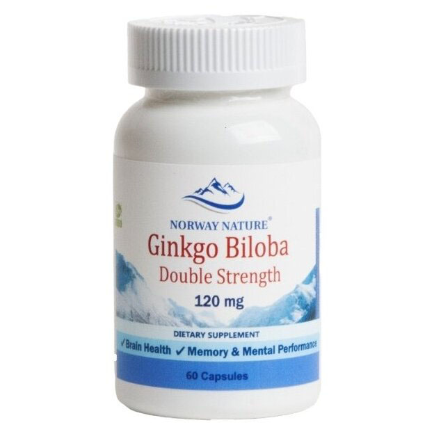 Norway Nature, Ginkgo Biloba 120 mg, 60 капсул / Экстракт Гинкго Билоба / Улучшает память
Norway Nature, Ginkgo Biloba 120 mg, 60 капсул / Экстракт Гинкго Билоба / Улучшает память