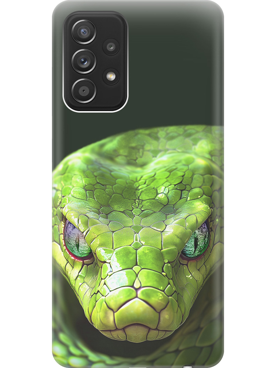 Силиконовый чехол на Samsung Galaxy A52 с принтом "Змея" прозрачный, Прозрачный;черный;зеленый, 724990113
Силиконовый чехол на Samsung Galaxy A52 с принтом "Змея" прозрачный, Прозрачный;черный;зеленый, 724990113