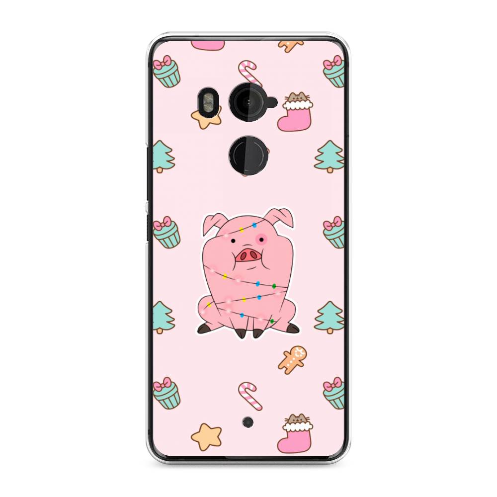 Чехол на HTC U11 Plus "Розовая свинка", Розовый;зеленый, 102150-5
Чехол на HTC U11 Plus "Розовая свинка", Розовый;зеленый, 102150-5