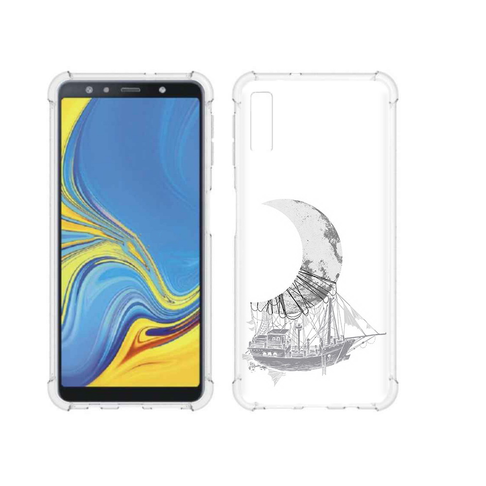 Чехол MyPads Tocco для Samsung Galaxy A7 (2018) черно белый корабль полумесяц, Прозрачный, Tocco
Чехол MyPads Tocco для Samsung Galaxy A7 (2018) черно белый корабль полумесяц, Прозрачный, Tocco