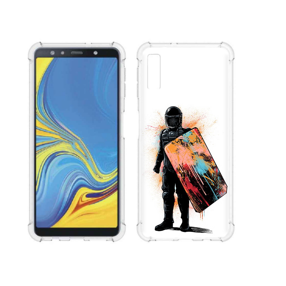Чехол MyPads Tocco для Samsung Galaxy A7 (2018) солдат с красочным щитом (PT95255.558.614), Прозрачный, Tocco
Чехол MyPads Tocco для Samsung Galaxy A7 (2018) солдат с красочным щитом (PT95255.558.614), Прозрачный, Tocco