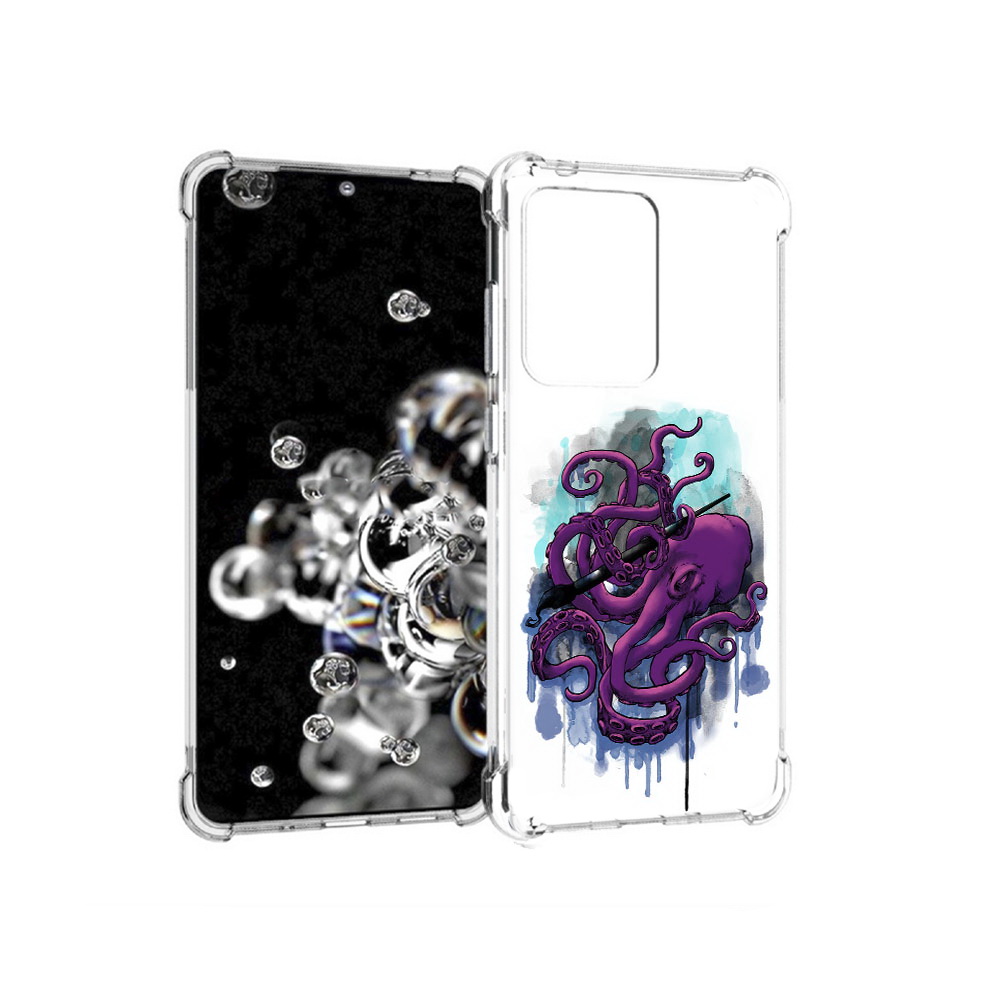 Чехол MyPads Tocco для Samsung Galaxy S20 Ultra фиолетовый осьминог (PT144384.494.658), Прозрачный, Tocco
Чехол MyPads Tocco для Samsung Galaxy S20 Ultra фиолетовый осьминог (PT144384.494.658), Прозрачный, Tocco