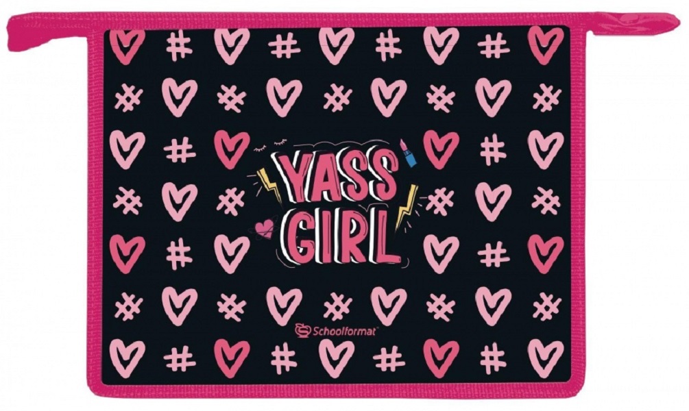 Папка для тетрадей SchoolФОРМАТ Yes Girl 235х190х50мм пластик А5 для девочек 1 отделение, Черный
Папка для тетрадей SchoolФОРМАТ Yes Girl 235х190х50мм пластик А5 для девочек 1 отделение, Черный