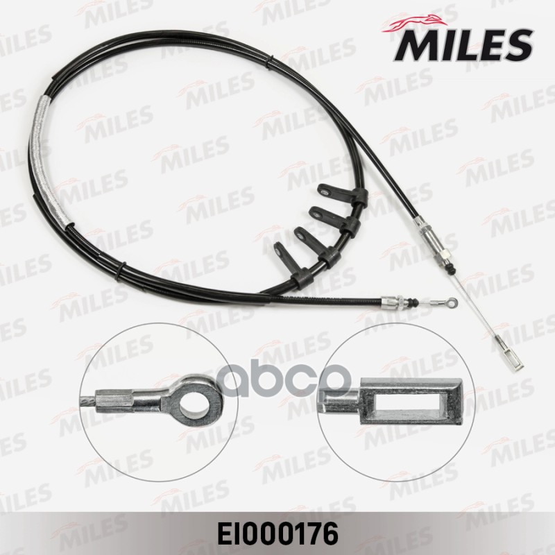 Трос Стояночного Тормоза Citroen/Fiat/Peugeot Jumper/Ducato/Boxer 06- Ei000176 Miles арт.