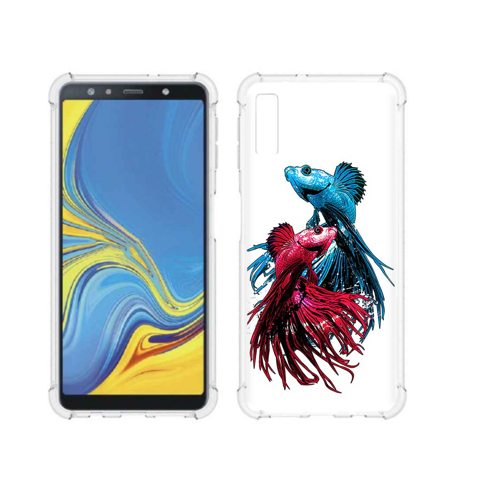 Чехол MyPads Tocco для Samsung Galaxy A7 (2018) рыбы петушки (PT95255.558.592), Прозрачный, Tocco
Чехол MyPads Tocco для Samsung Galaxy A7 (2018) рыбы петушки (PT95255.558.592), Прозрачный, Tocco