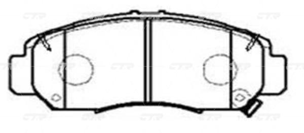 Колодки Тормозные Передние Honda Civic 01-05/Fr-V 1.7-2.2 05-/Stream 1.7/2.0 01- (Старый А
Колодки Тормозные Передние Honda Civic 01-05/Fr-V 1.7-2.2 05-/Stream 1.7/2.0 01- (Старый А