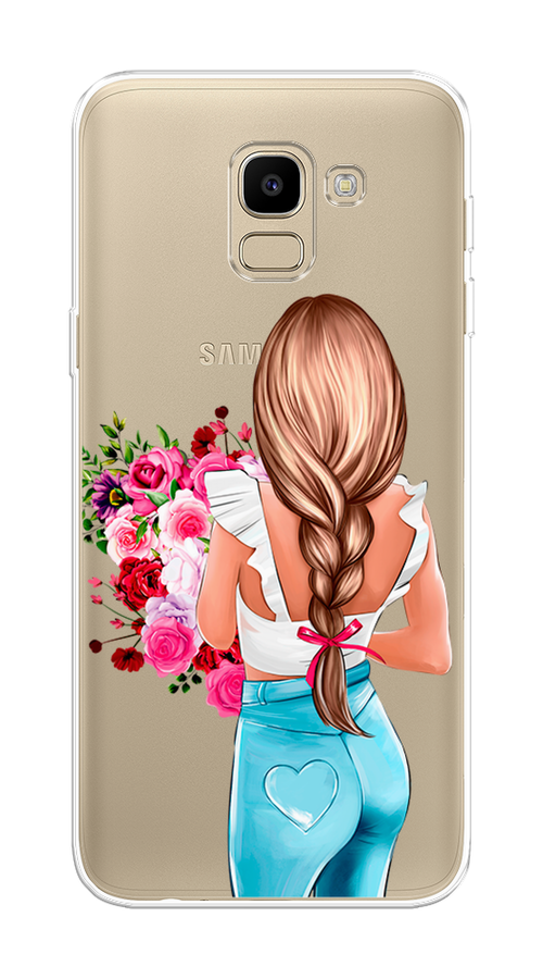 Чехол на Samsung Galaxy J6 2018 "Девушка с цветами", Коричневый;розовый;голубой, 26150-6
Чехол на Samsung Galaxy J6 2018 "Девушка с цветами", Коричневый;розовый;голубой, 26150-6