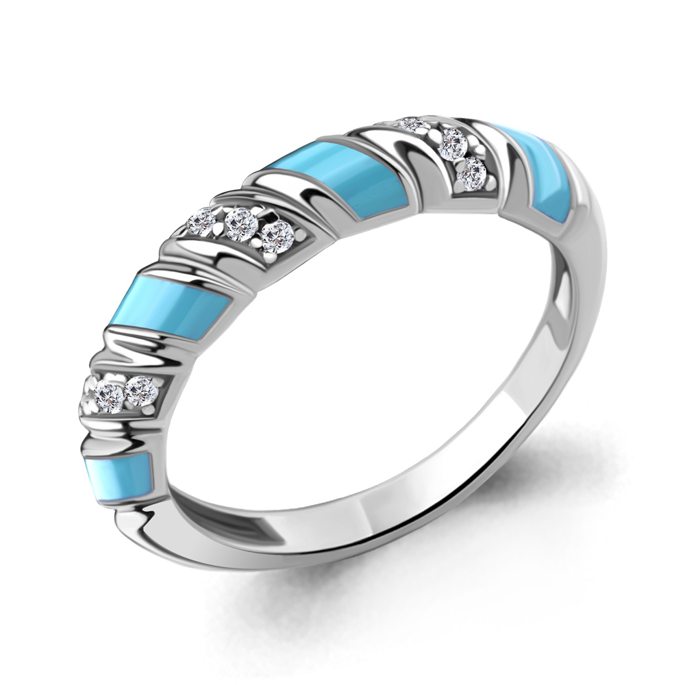Кольцо из серебра с фианитом\эмалью Aquamarine Aquamarine 67769А_925_р р. 16, 67769А_925_р
Кольцо из серебра с фианитом\эмалью Aquamarine Aquamarine 67769А_925_р р. 16, 67769А_925_р