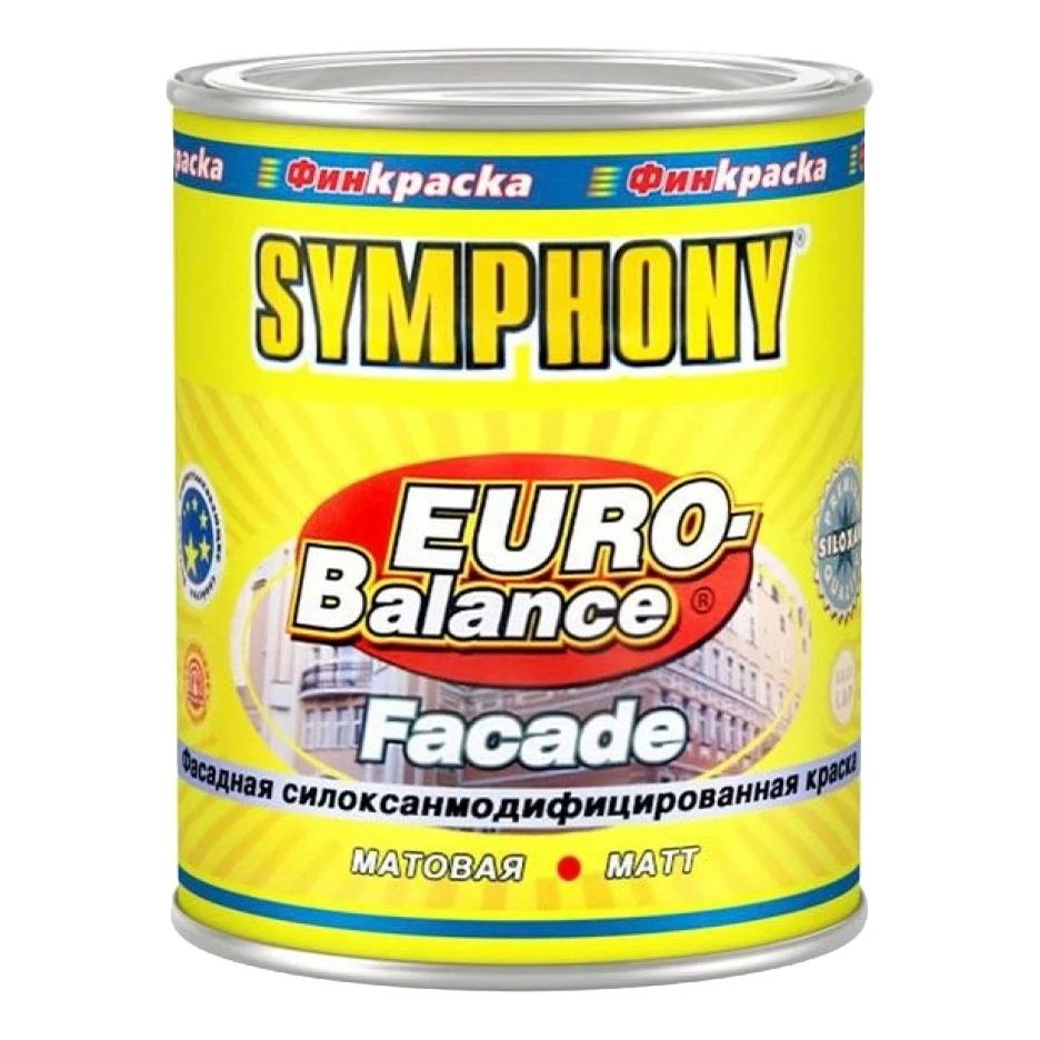 Краска силоксанмодифицированная Symphony Euro-Balance Facade Siloxan LAP матовая 900 мл
Краска силоксанмодифицированная Symphony Euro-Balance Facade Siloxan LAP матовая 900 мл