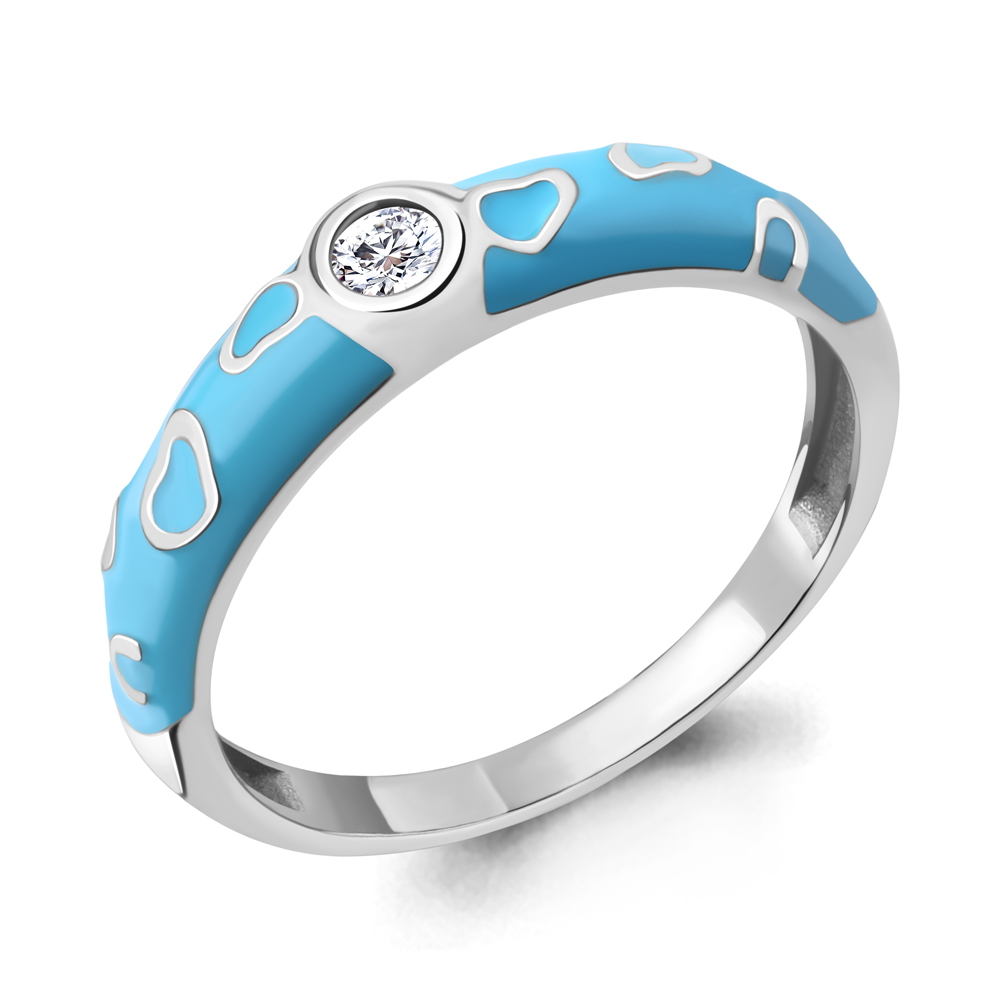 Кольцо из серебра с фианитом\эмалью Aquamarine Aquamarine 67767А_925_р р, 67767А_925_р
Кольцо из серебра с фианитом\эмалью Aquamarine Aquamarine 67767А_925_р р, 67767А_925_р