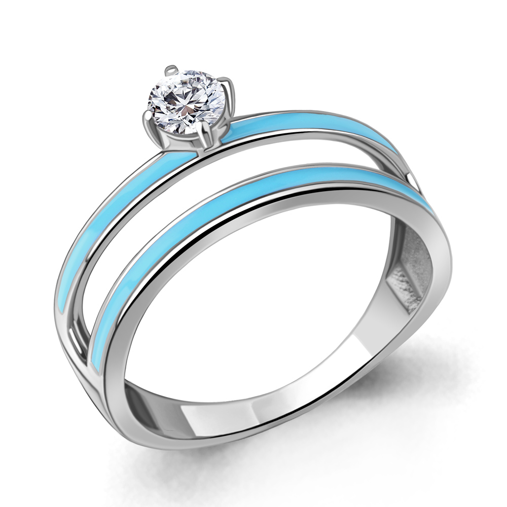Кольцо из серебра с фианитом\эмалью Aquamarine Aquamarine 67766А_925_р р, 67766А_925_р
Кольцо из серебра с фианитом\эмалью Aquamarine Aquamarine 67766А_925_р р, 67766А_925_р