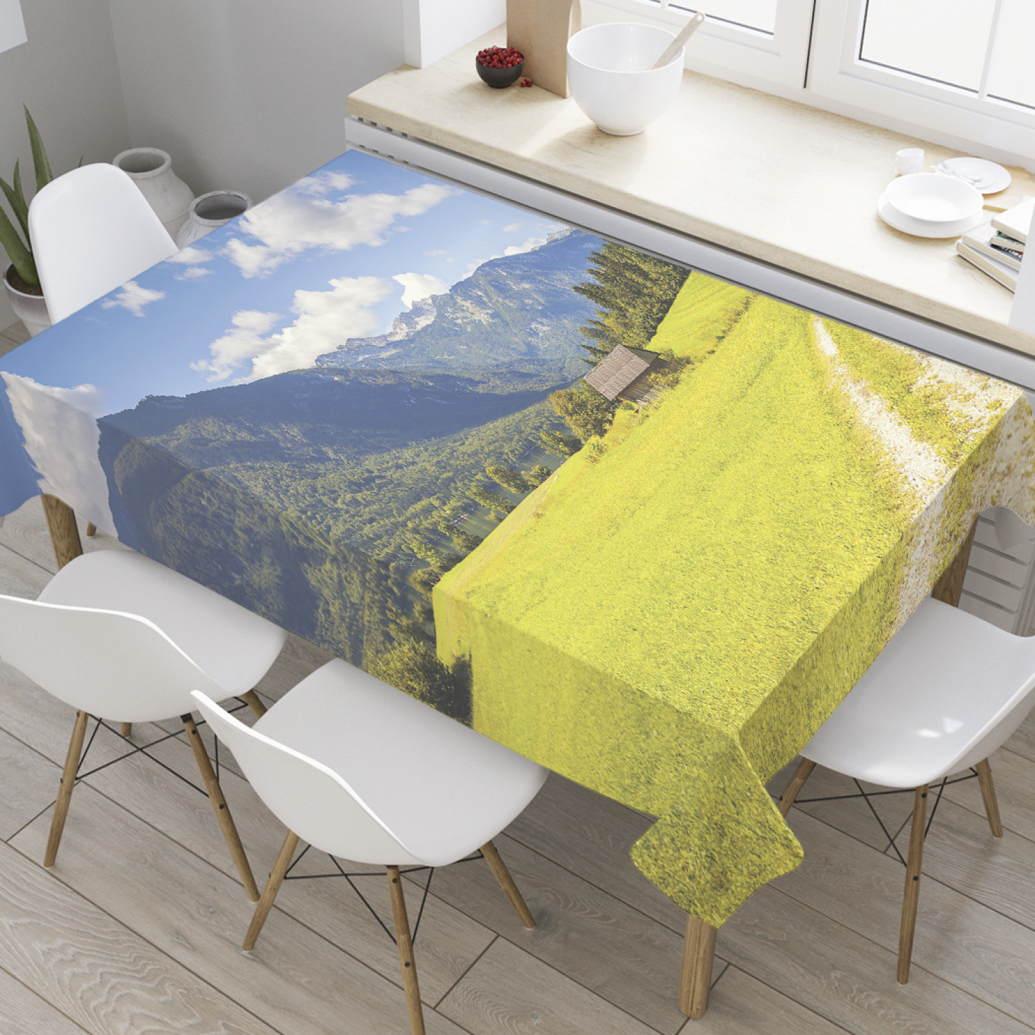 Скатерть прямоугольная JoyArty "Домик в горах" из оксфорда, 120x145 см, Желтый, Домик в горах
Скатерть прямоугольная JoyArty "Домик в горах" из оксфорда, 120x145 см, Желтый, Домик в горах