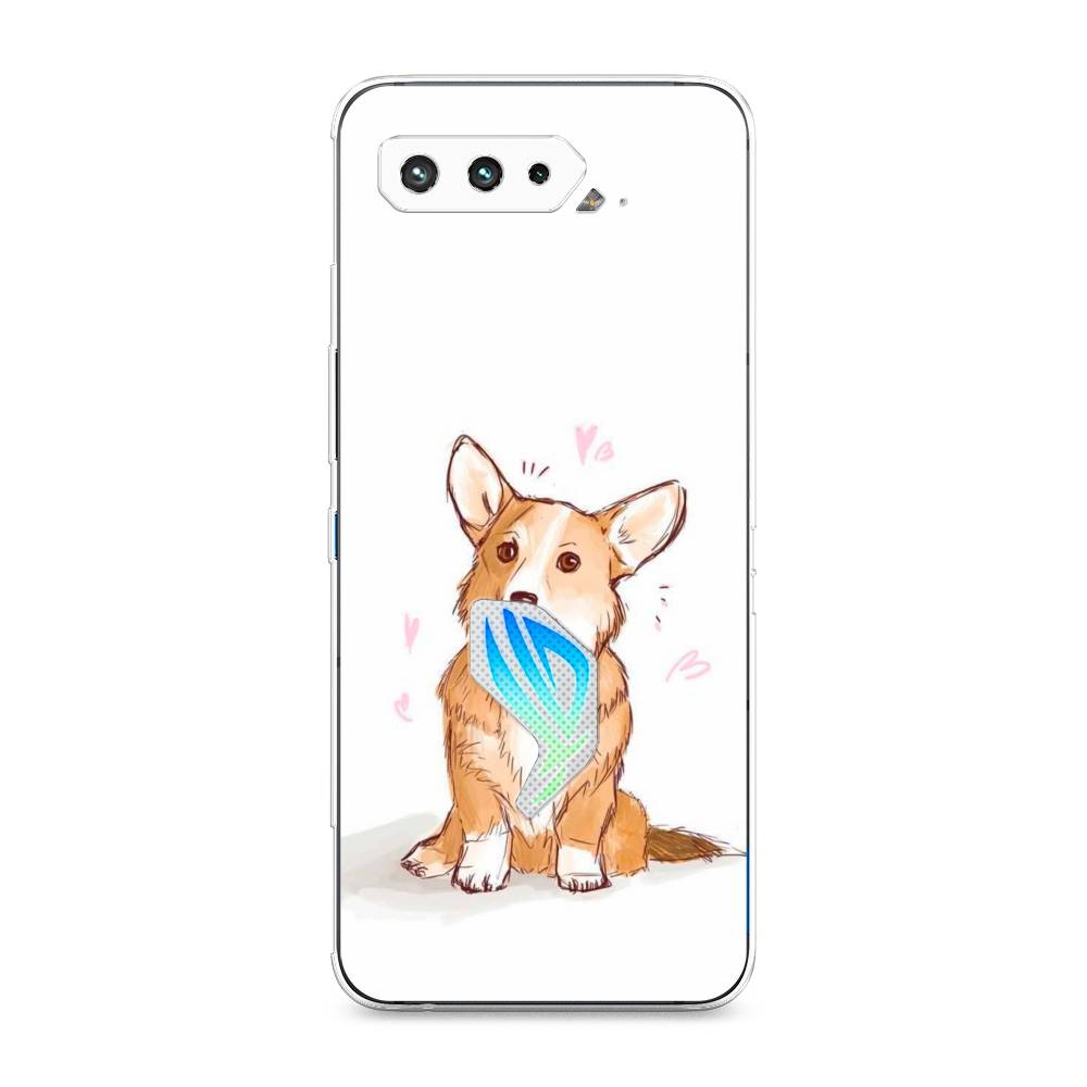 фото Чехол awog "корги любовь" для asus rog phone 5