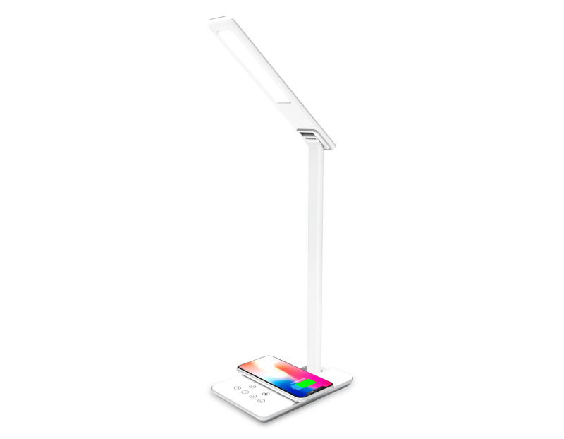 Настольная лампа с беспроводной зарядкой и USB портом Ambrella Light Desk DE581
Настольная лампа с беспроводной зарядкой и USB портом Ambrella Light Desk DE581