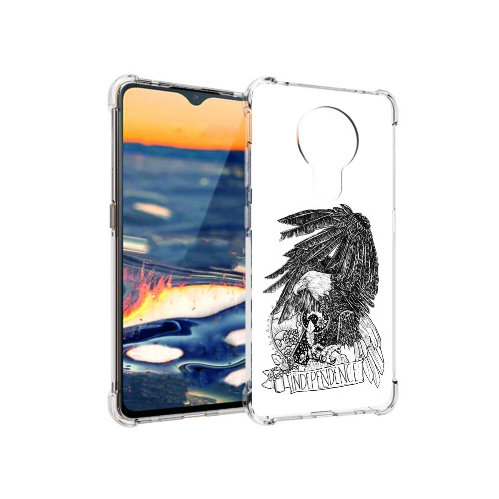 Чехол MyPads Tocco для Nokia 5.3 черно белый сокол (PT227052.106.688), Прозрачный, Tocco
Чехол MyPads Tocco для Nokia 5.3 черно белый сокол (PT227052.106.688), Прозрачный, Tocco