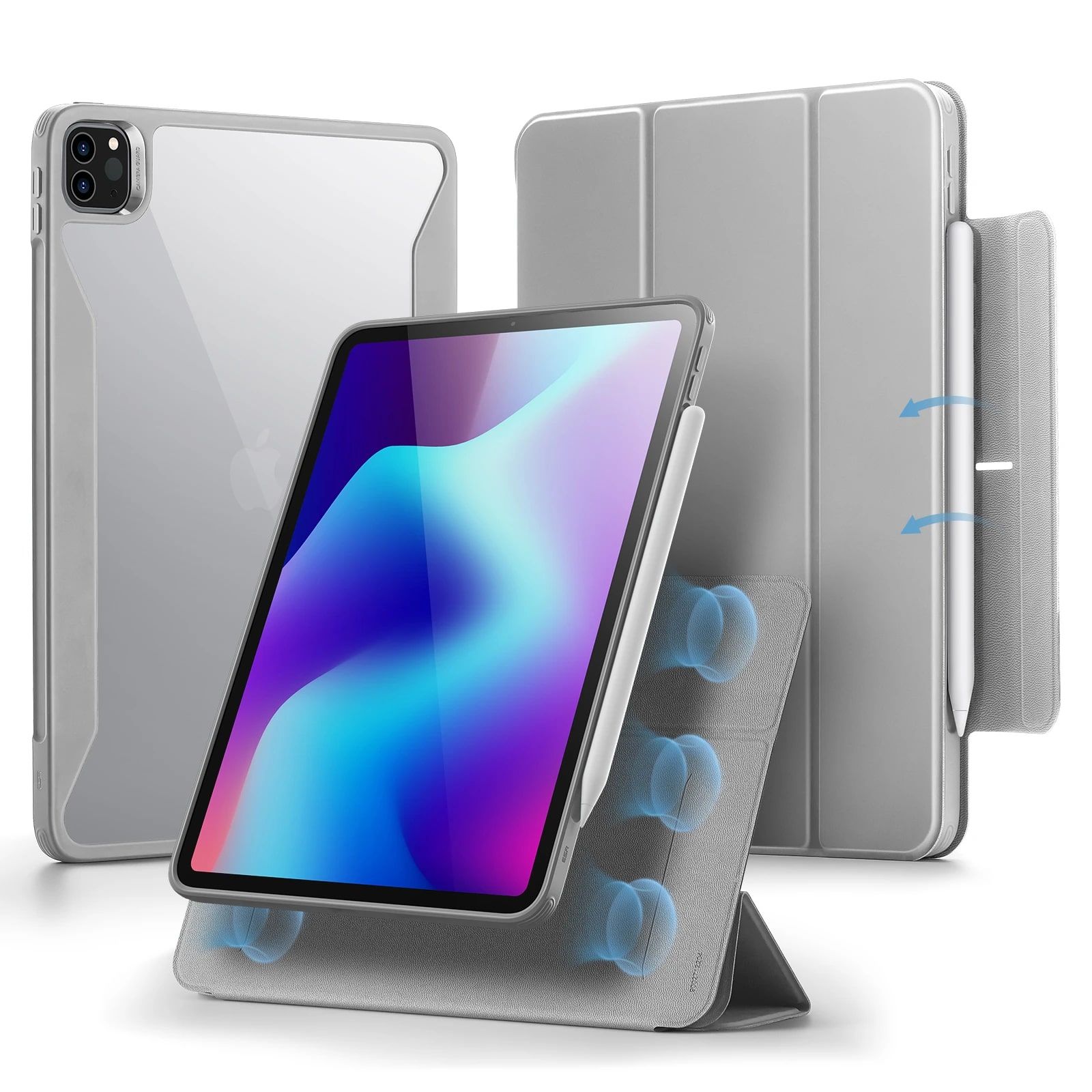 Чехол ESR Pro 11 Hybrid для Apple iPad Pro 11 (2021), iPad Pro 11 (2022) серый (E13), Pro 11 Hybrid
Чехол ESR Pro 11 Hybrid для Apple iPad Pro 11 (2021), iPad Pro 11 (2022) серый (E13), Pro 11 Hybrid