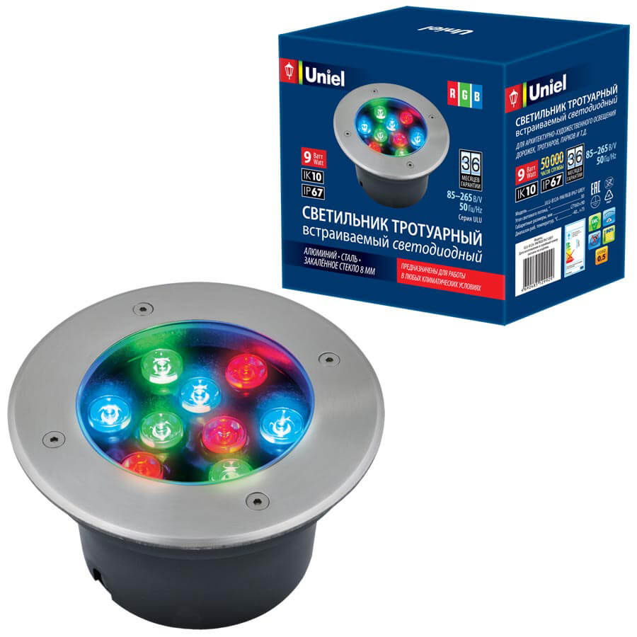 Садовый светильник Uniel Ulu-b12a-9w/rgb 1 шт., ULU-B12A-9W/RGB IP67 Grey ULU-B
Садовый светильник Uniel Ulu-b12a-9w/rgb 1 шт., ULU-B12A-9W/RGB IP67 Grey ULU-B