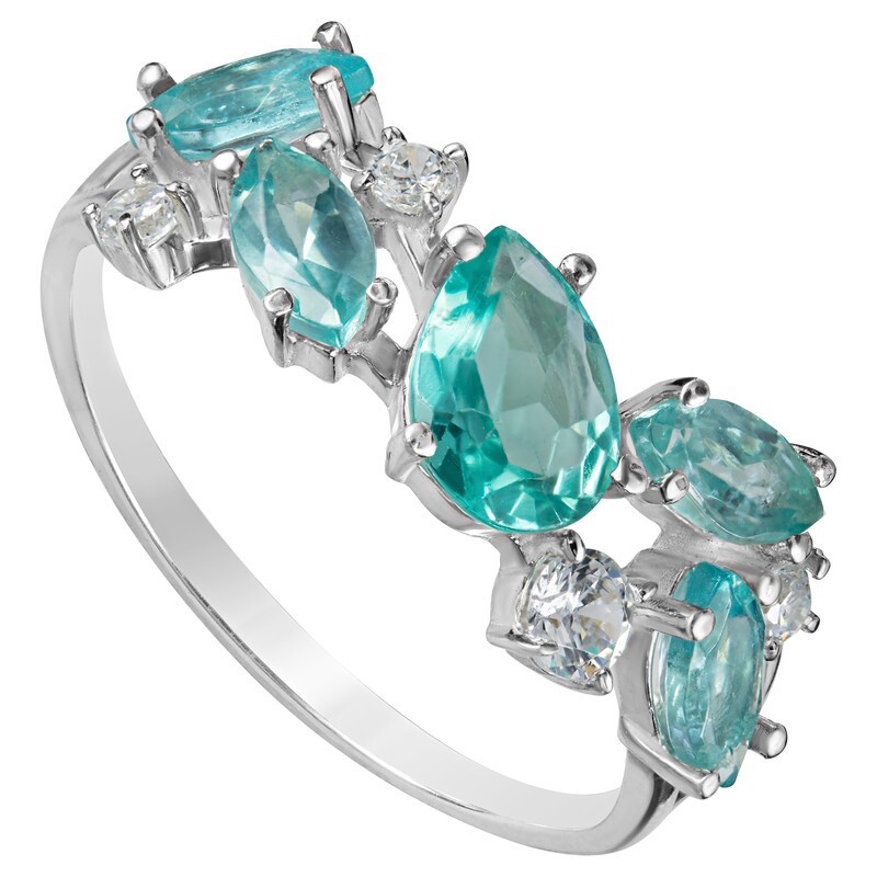 Кольцо из серебра с апатитом/кристаллом ювелирным р. 17,5 LAZURIT-ONLINE 843100, 843100 
Кольцо из серебра с апатитом/кристаллом ювелирным р. 17,5 LAZURIT-ONLINE 843100, 843100