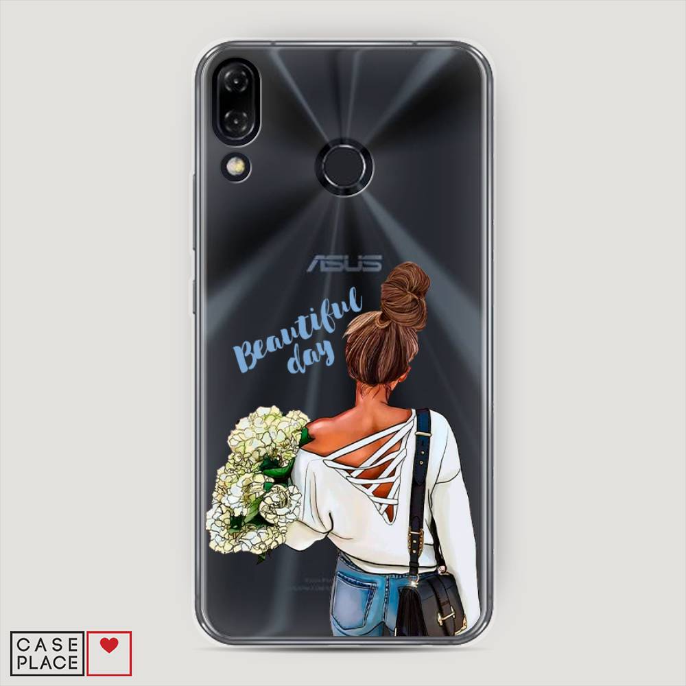 фото Чехол awog "beautiful day vector" для asus zenfone 5z zs620kl