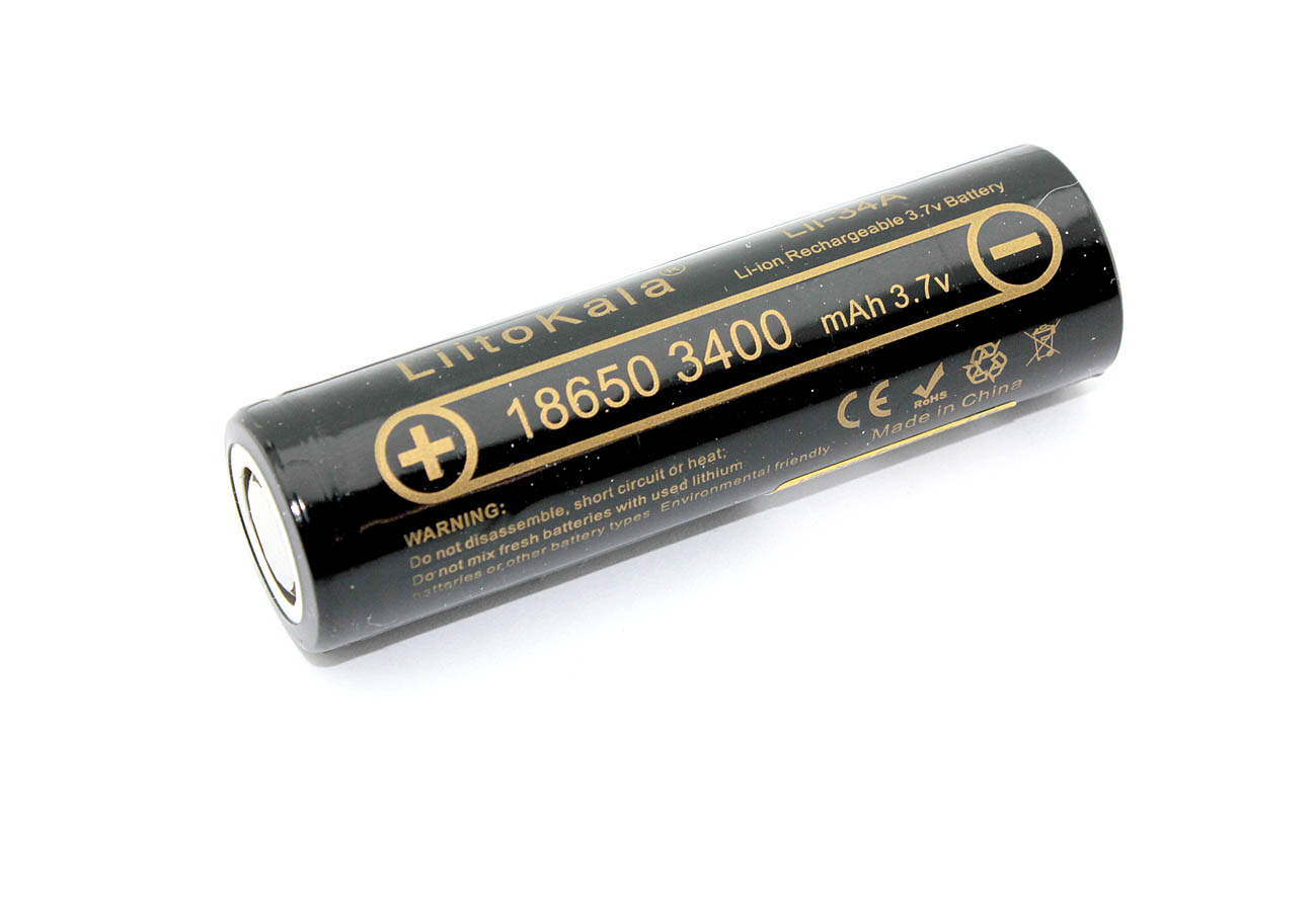 Аккумулятор типа 18650 Li-Ion LiitoKala Lii-34A 3400mAh, 3.7V, типа 18650 Li-Ion LiitoKala Lii-34A 3400mAh, 3.7V
Аккумулятор типа 18650 Li-Ion LiitoKala Lii-34A 3400mAh, 3.7V, типа 18650 Li-Ion LiitoKala Lii-34A 3400mAh, 3.7V