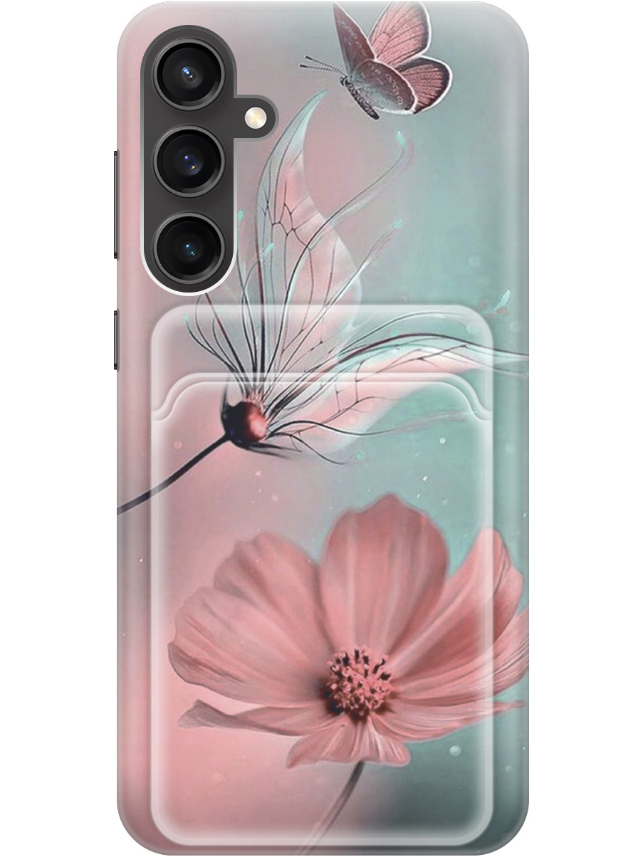Силиконовый чехол на Samsung Galaxy S23 FE с рисунком "Бабочка и цветы", Голубой;розовый;серый, 20011936
Силиконовый чехол на Samsung Galaxy S23 FE с рисунком "Бабочка и цветы", Голубой;розовый;серый, 20011936
