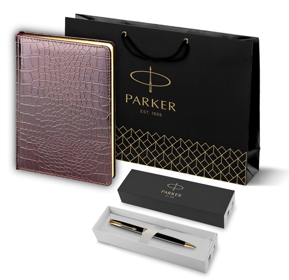 Набор: ежедневник коричневого цвета и шариковая ручка Parker Sonnet GT М 1931497, Коричневый, Подарочный набор Parker: шариковая ручка Parker Sonnet GT и ежедневник коричневого цвета с имитацией под кожу рептилии
Набор: ежедневник коричневого цвета и шариковая ручка Parker Sonnet GT М 1931497, Коричневый, Подарочный набор Parker: шариковая ручка Parker Sonnet GT и ежедневник коричневого цвета с имитацией под кожу рептилии